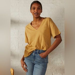 Anytime Oversized V-Neck Tee XL fits like 2X-3X